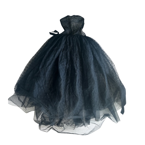Giambattista Valli Black Midi evening gown Corset/tulle/lace Size 40 - Picture 1 of 16